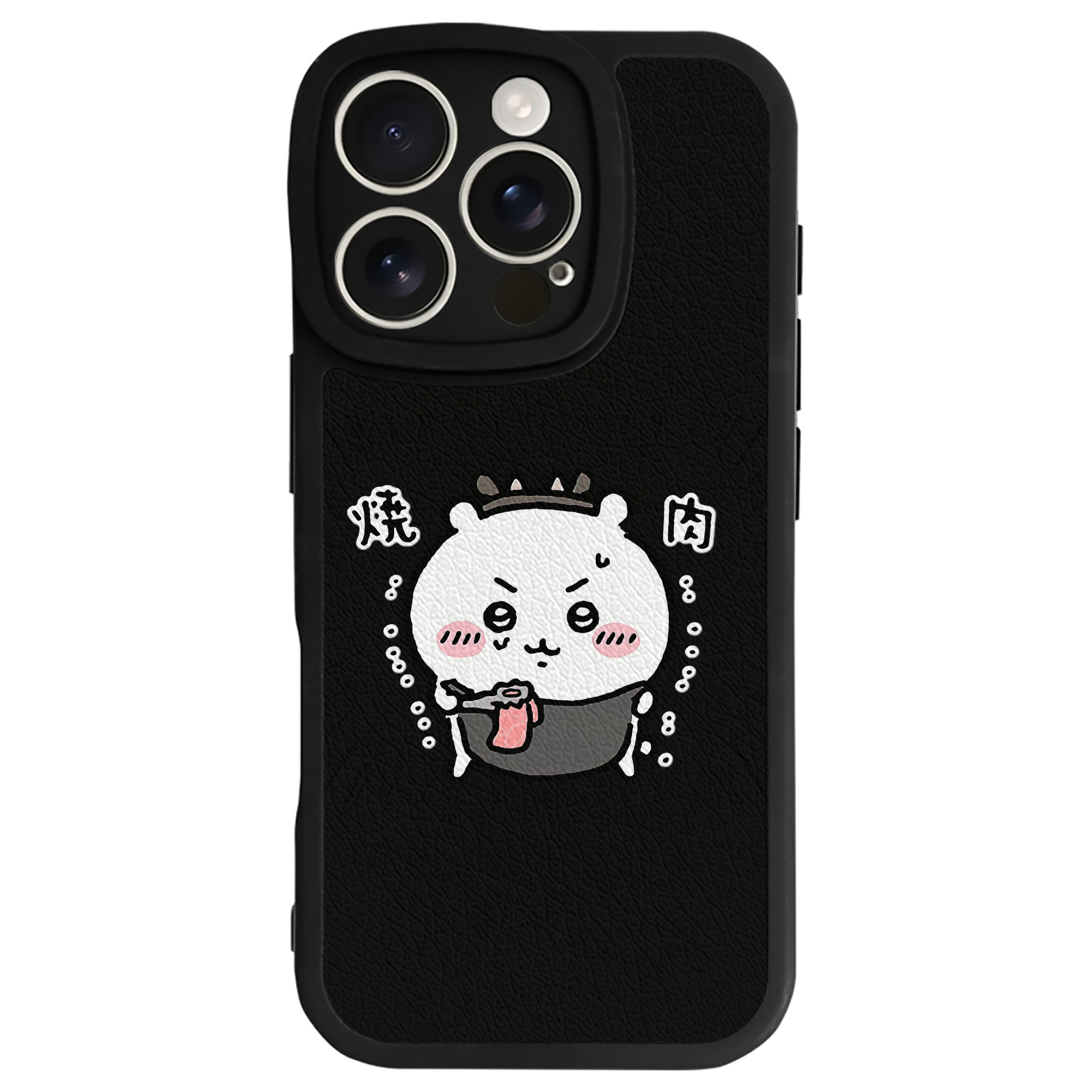 （画像用） ちいかわ ちいかわ Chii-kawa chiikawa 【iPhone 16シリーズ対応】シリコンスマホケース（レザー調） 材質：シリコン